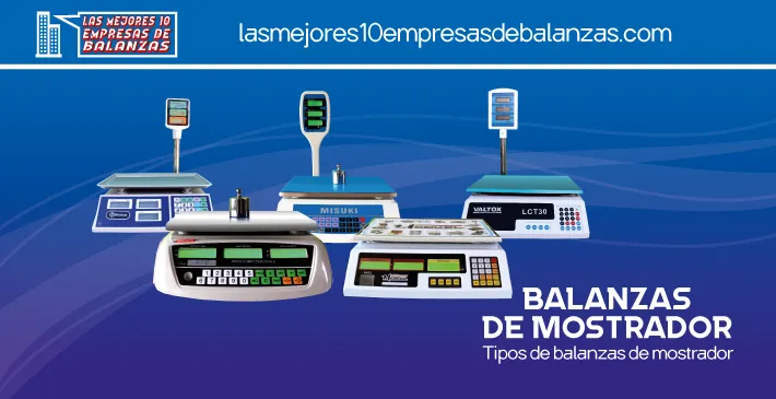 Balanzas de mostrador
