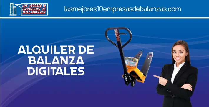 Alquiler de balanzas digitales