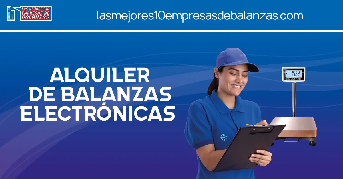 Alquiler de balanzas electrónicas
