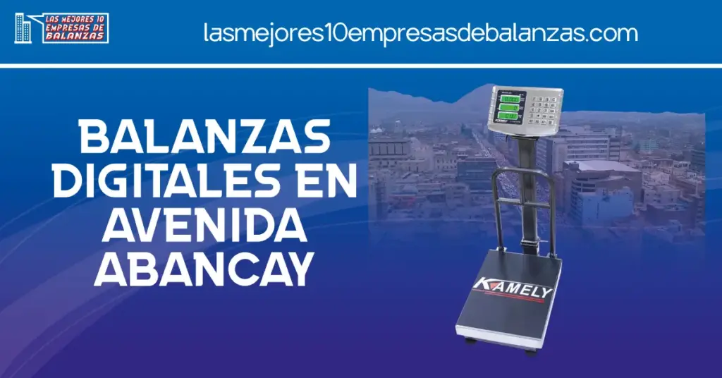 Balanzas Digitales en Avenida Abancay