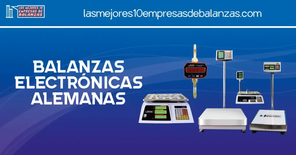 Balanzas electrónicas alemanas