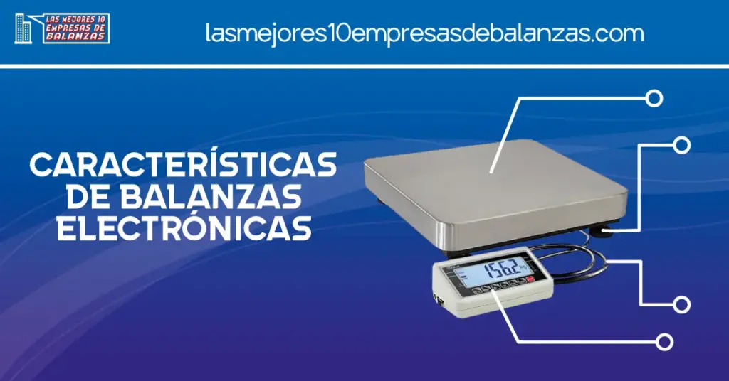 Características de balanzas Electrónicas