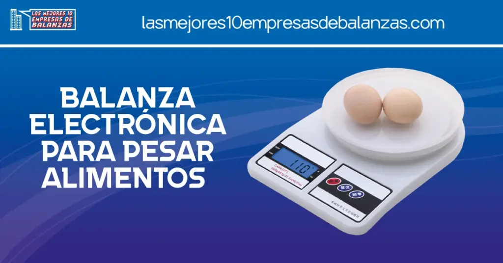 Balanza Electrónica para pesar alimentos